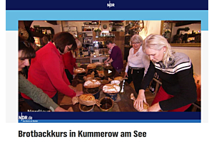 NDR Beitrag vom 20.01.2024 "Brotbackkurs in Kummerow am See"